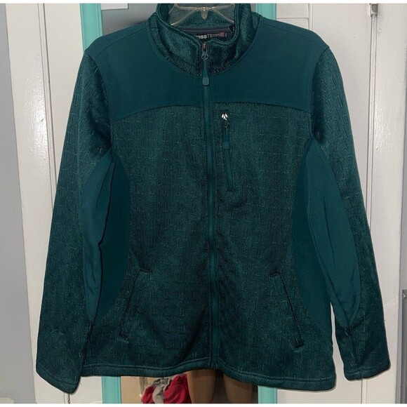 Swiss Tech Green Sweater - Picture 2 of 5